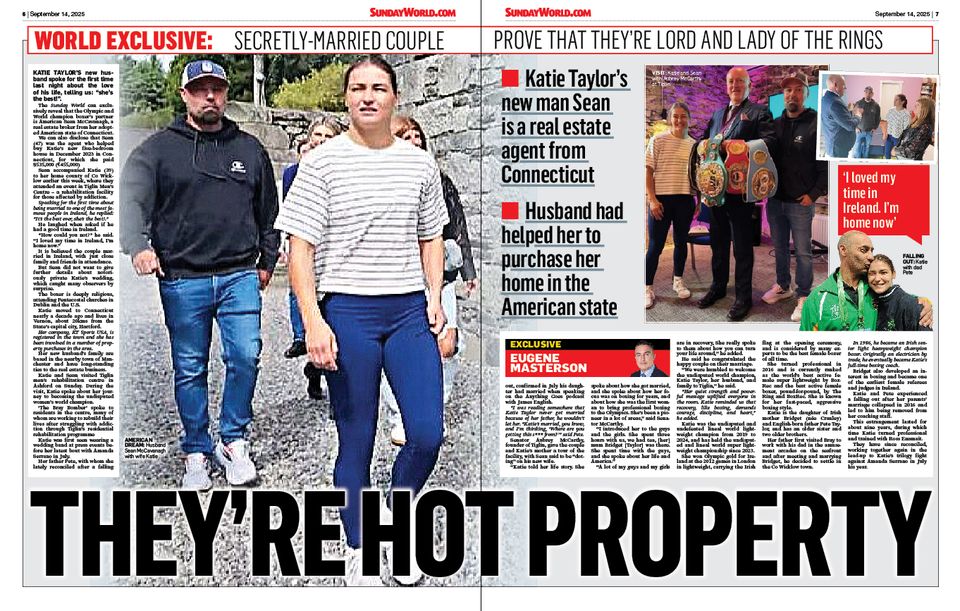 Last week’s Sunday World described how the couple had met